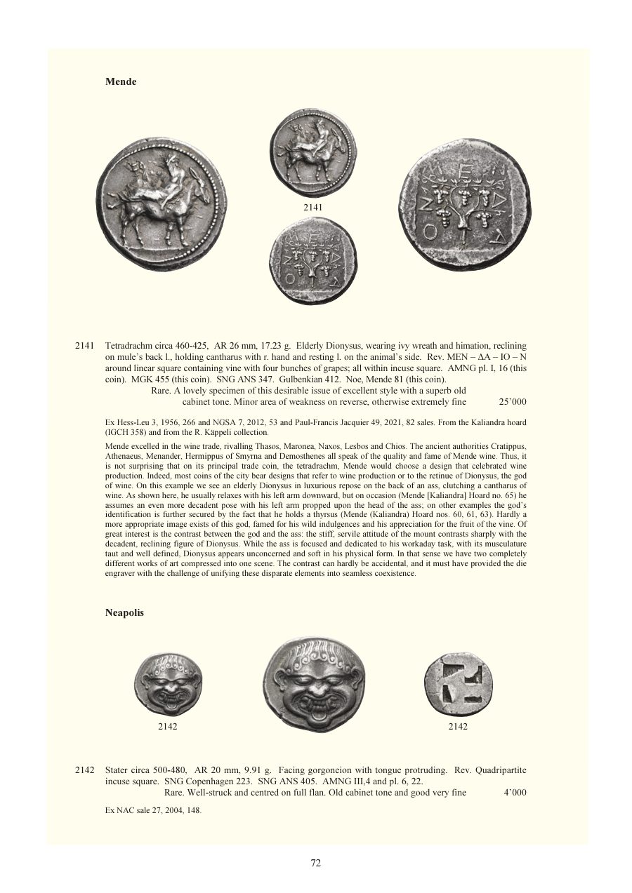 Numismatica Ars Classica Auction 146 (2024) page 74