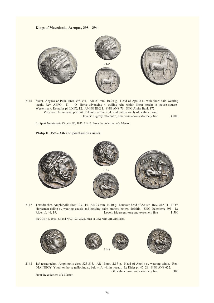 Numismatica Ars Classica Auction 146 (2024) page 76