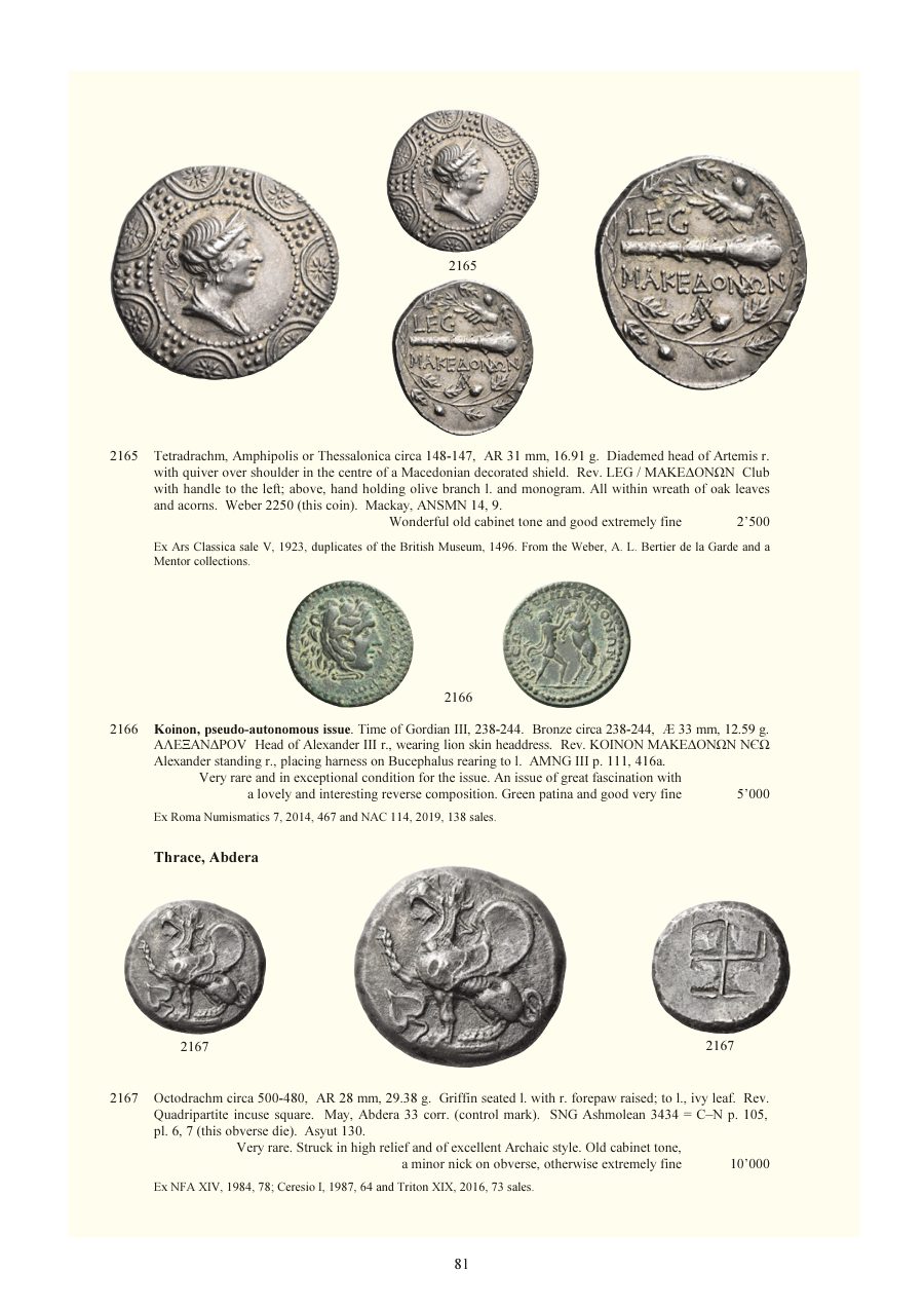 Numismatica Ars Classica Auction 146 (2024) page 83
