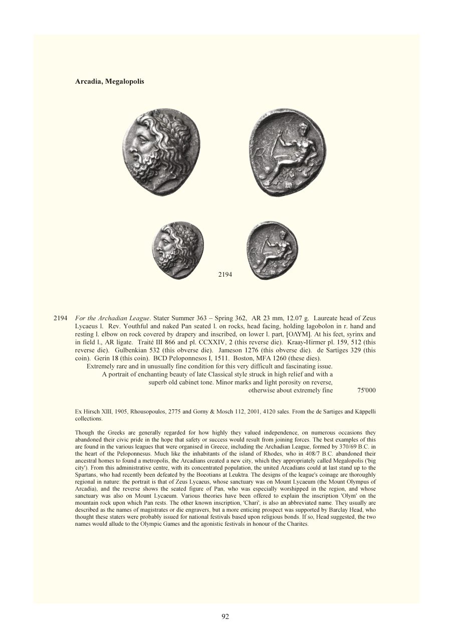 Numismatica Ars Classica Auction 146 (2024) page 94