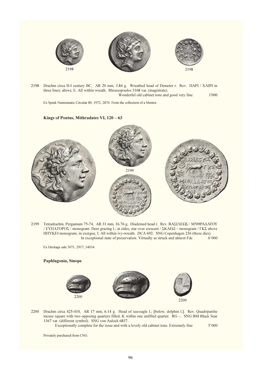 Numismatica Ars Classica Auction 146 (2024) page 98
