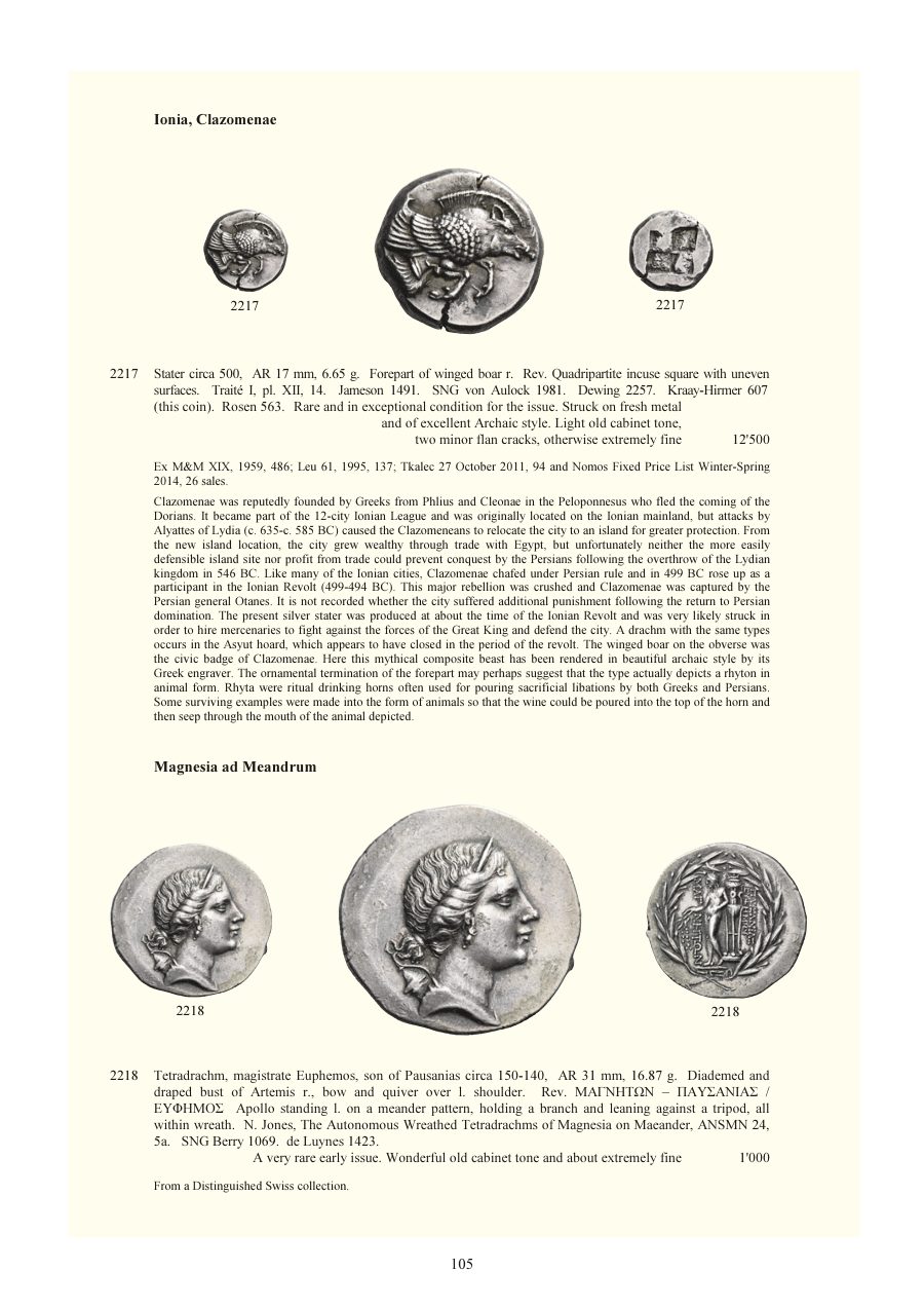 Numismatica Ars Classica Auction 146 (2024) page 107