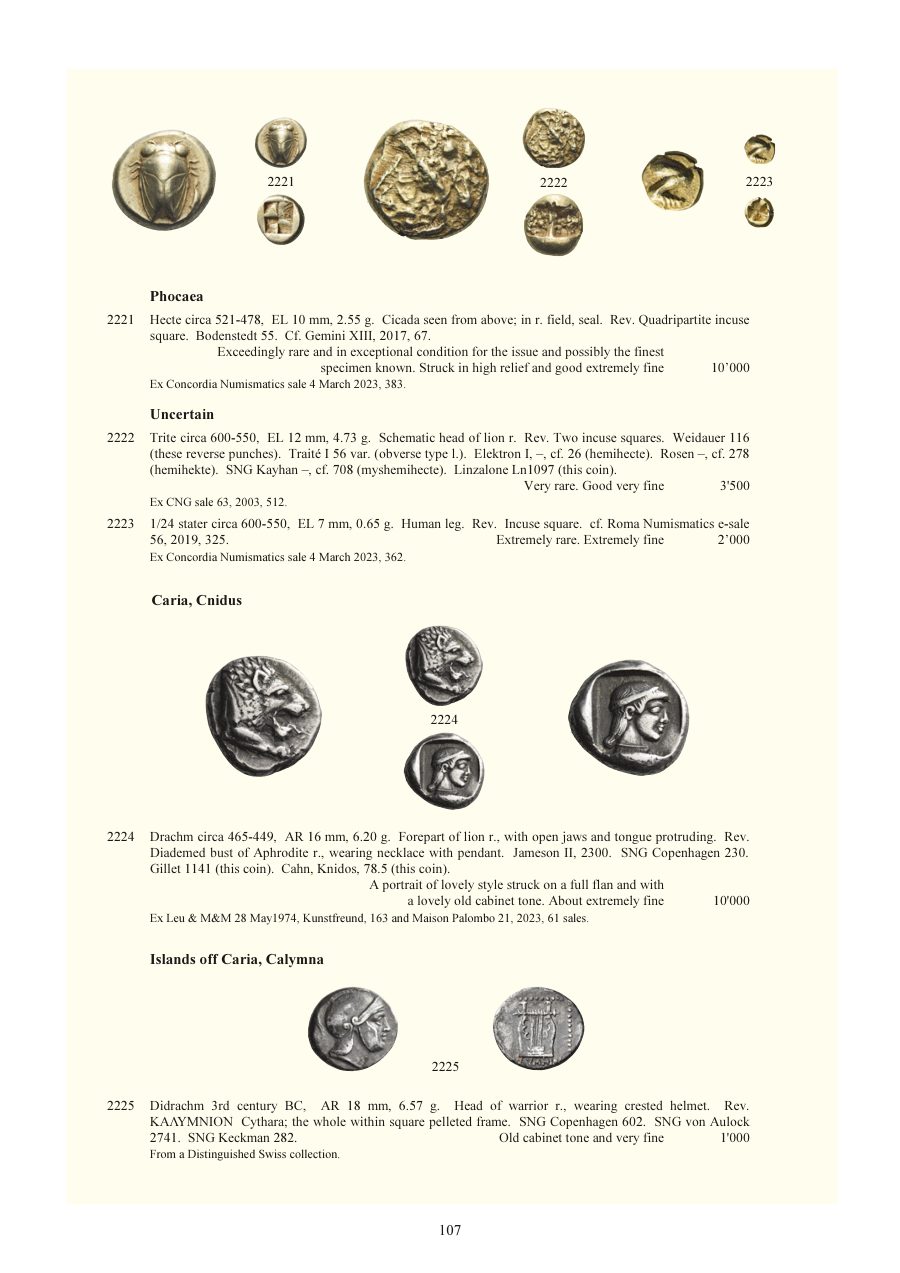 Numismatica Ars Classica Auction 146 (2024) page 109