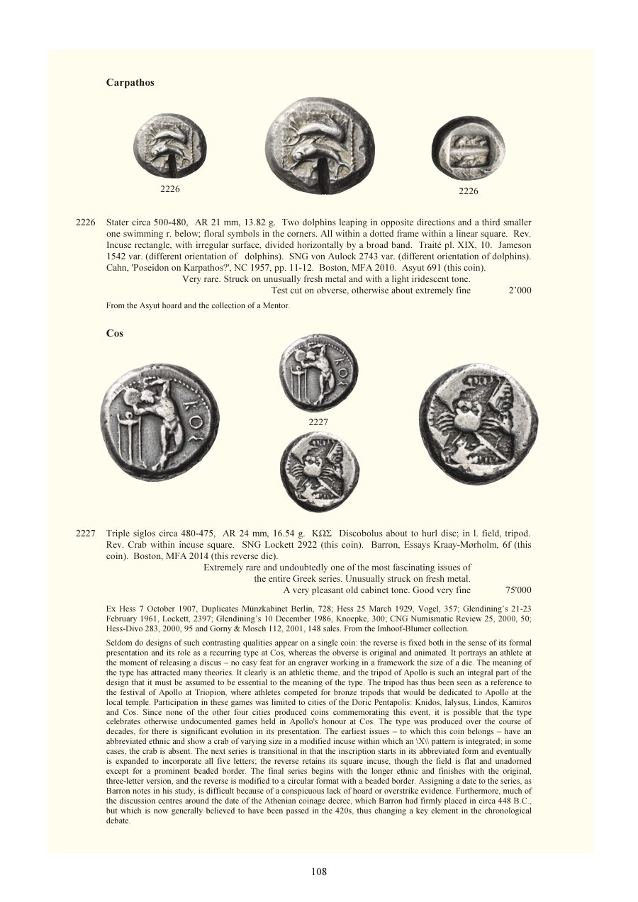 Numismatica Ars Classica Auction 146 (2024) page 110