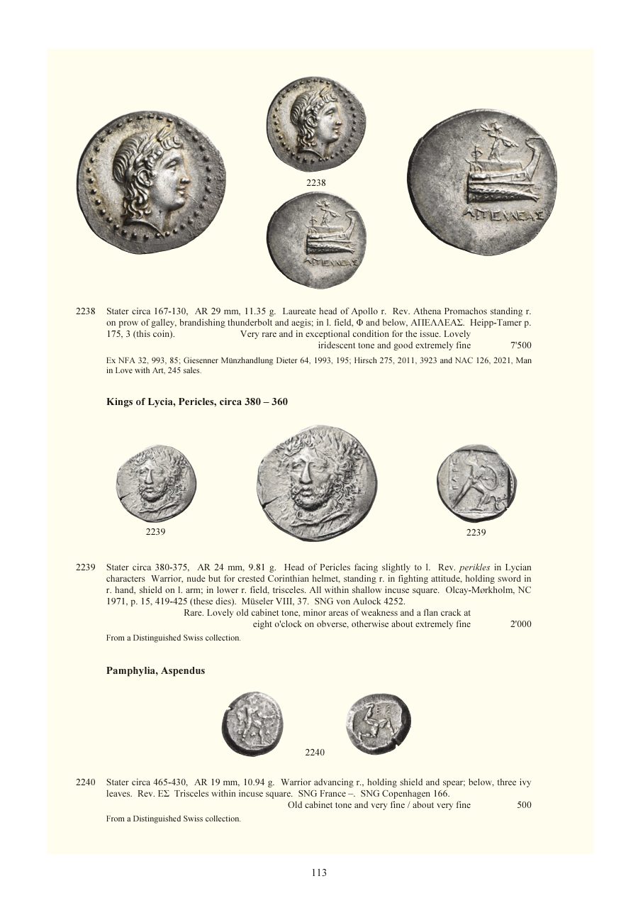 Numismatica Ars Classica Auction 146 (2024) page 115