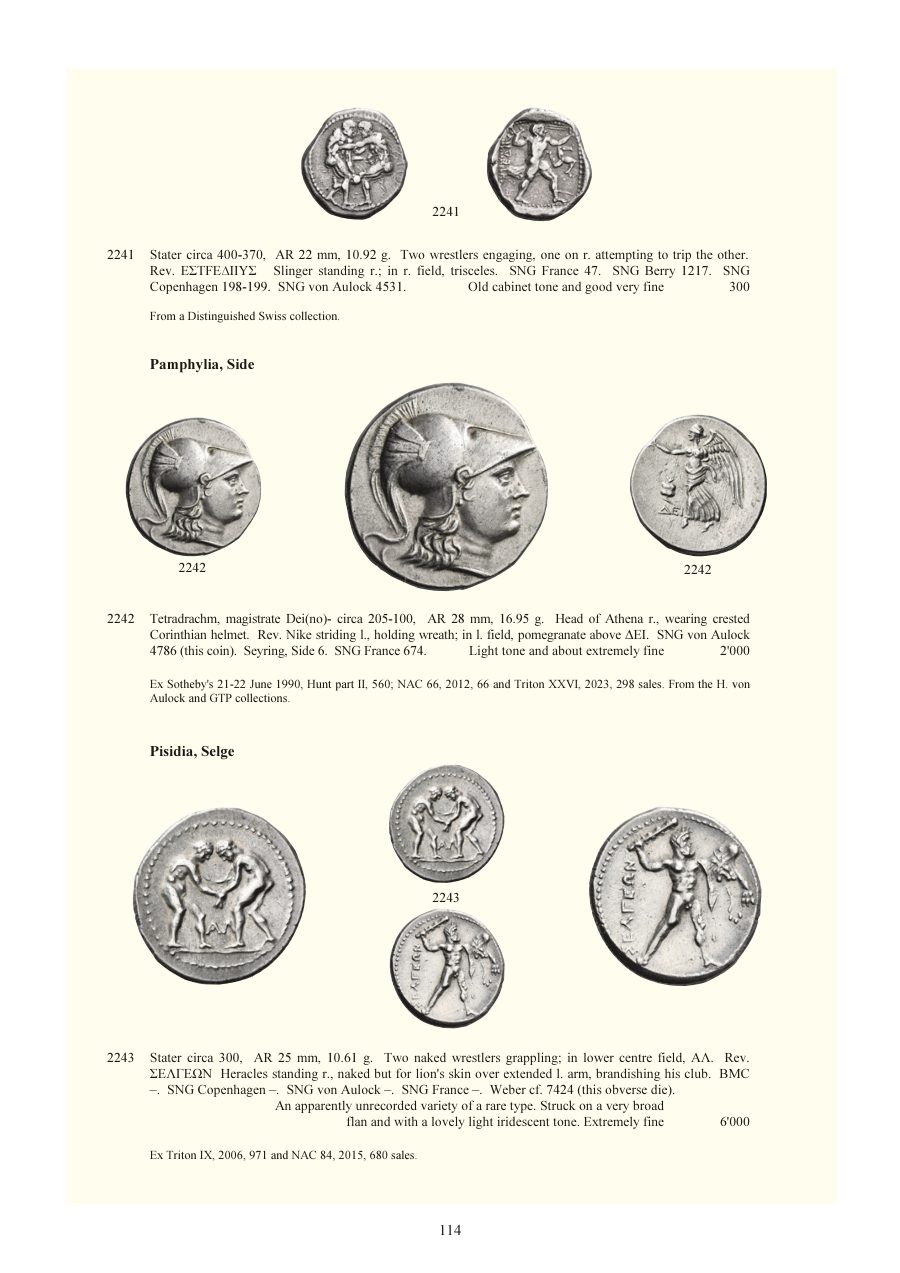 Numismatica Ars Classica Auction 146 (2024) page 116