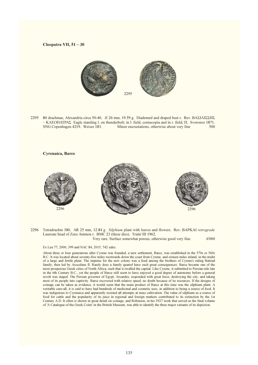 Numismatica Ars Classica Auction 146 (2024) page 137