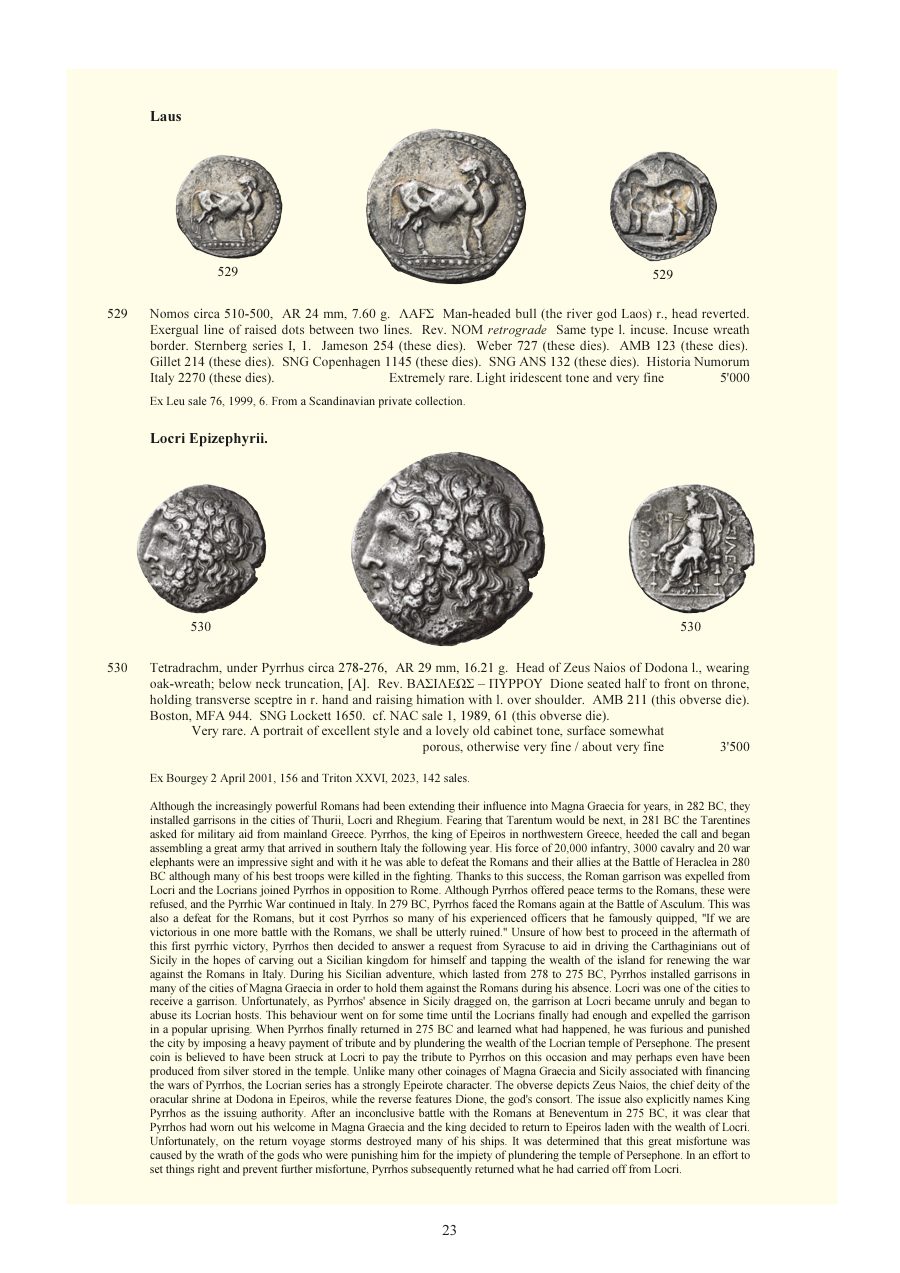 Numismatica Ars Classica Auction 150 (2024) page 25