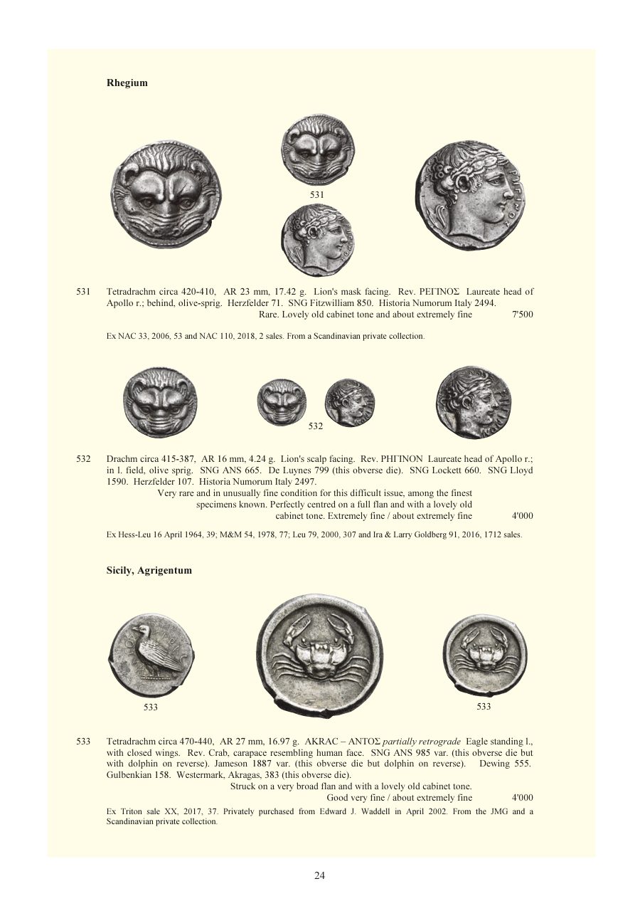 Numismatica Ars Classica Auction 150 (2024) page 26