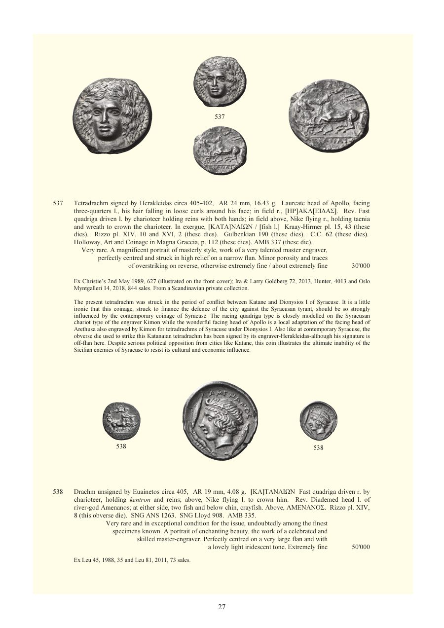 Numismatica Ars Classica Auction 150 (2024) page 29