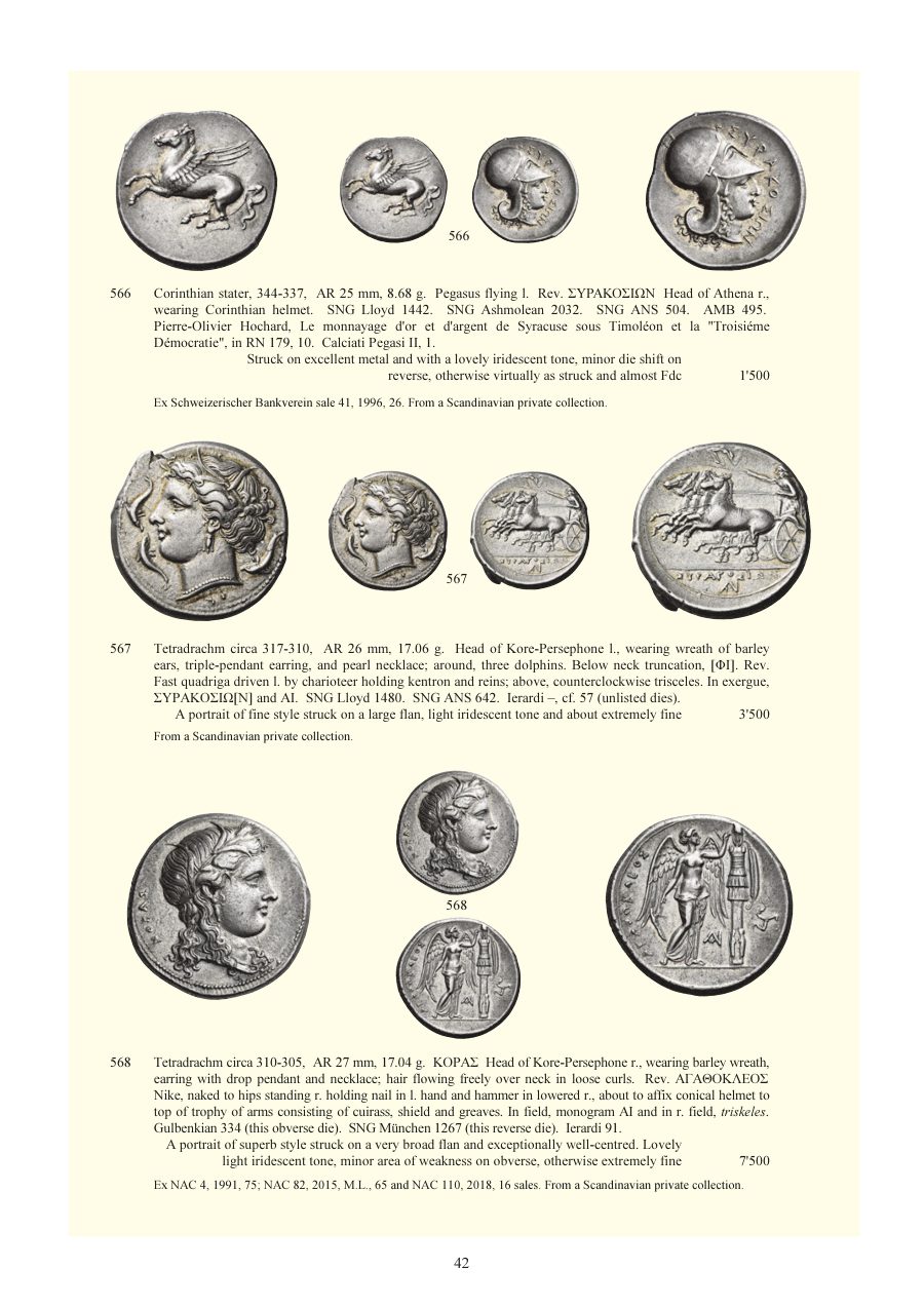 Numismatica Ars Classica Auction 150 (2024) page 44