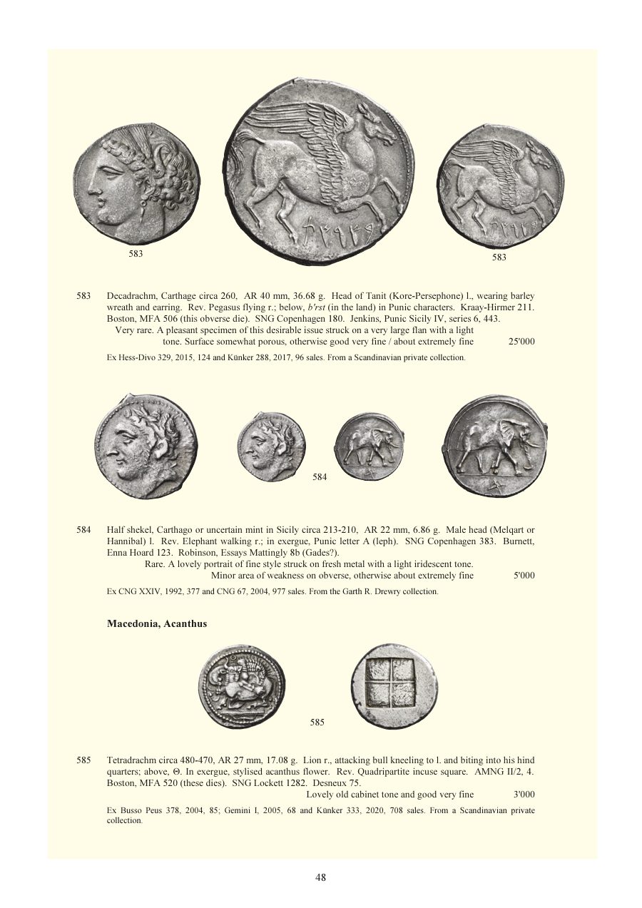 Numismatica Ars Classica Auction 150 (2024) page 50