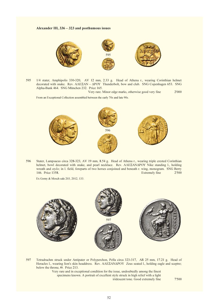Numismatica Ars Classica Auction 150 (2024) page 54