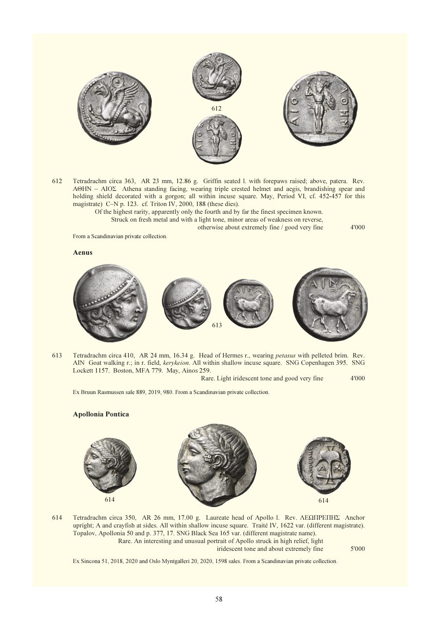 Numismatica Ars Classica Auction 150 (2024) page 60