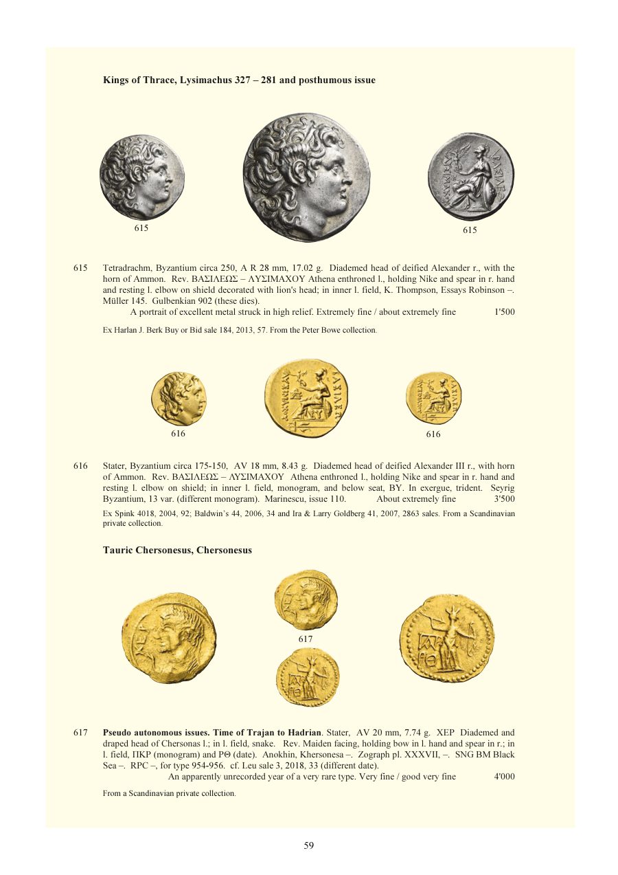 Numismatica Ars Classica Auction 150 (2024) page 61