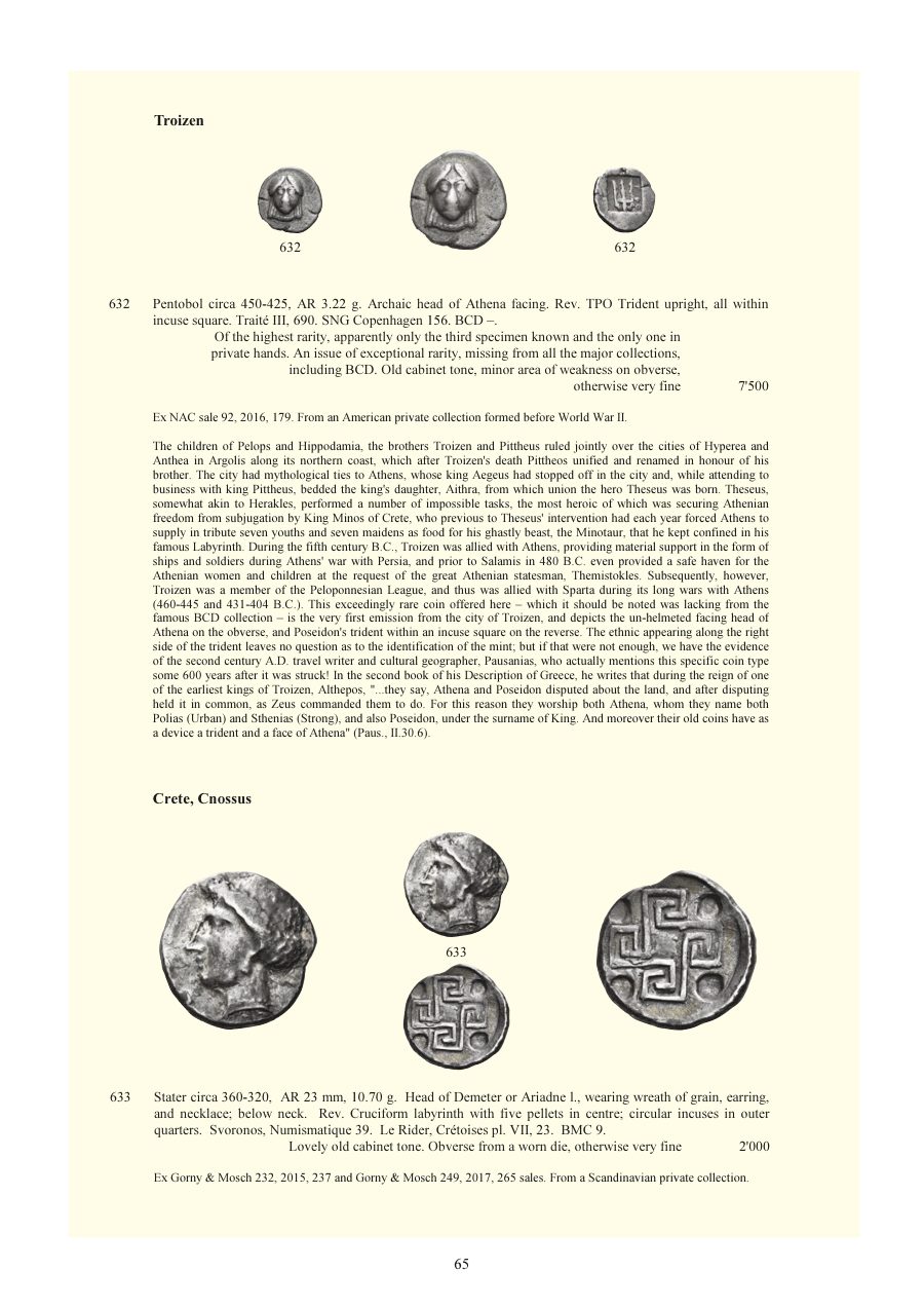 Numismatica Ars Classica Auction 150 (2024) page 67