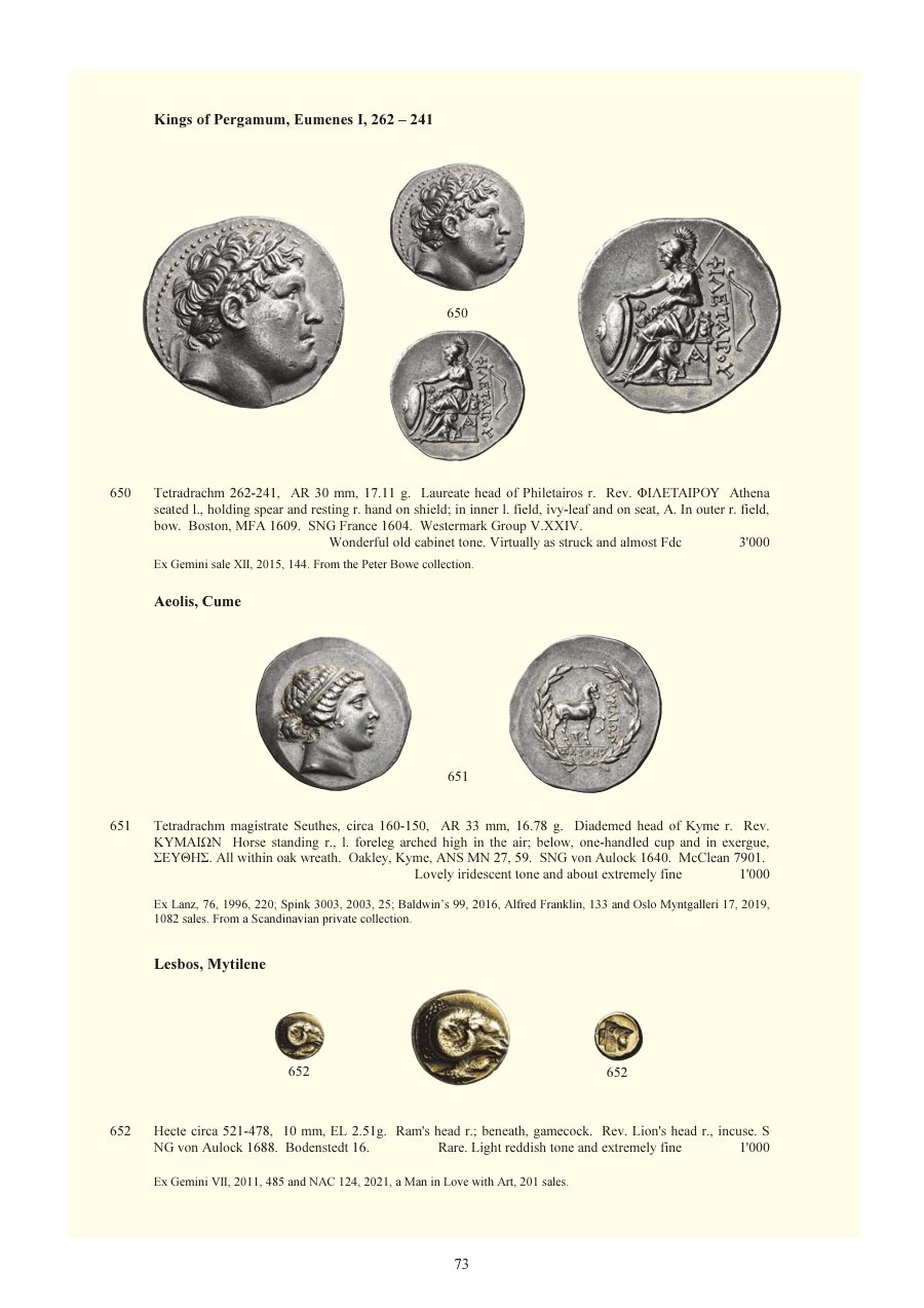 Numismatica Ars Classica Auction 150 (2024) page 75