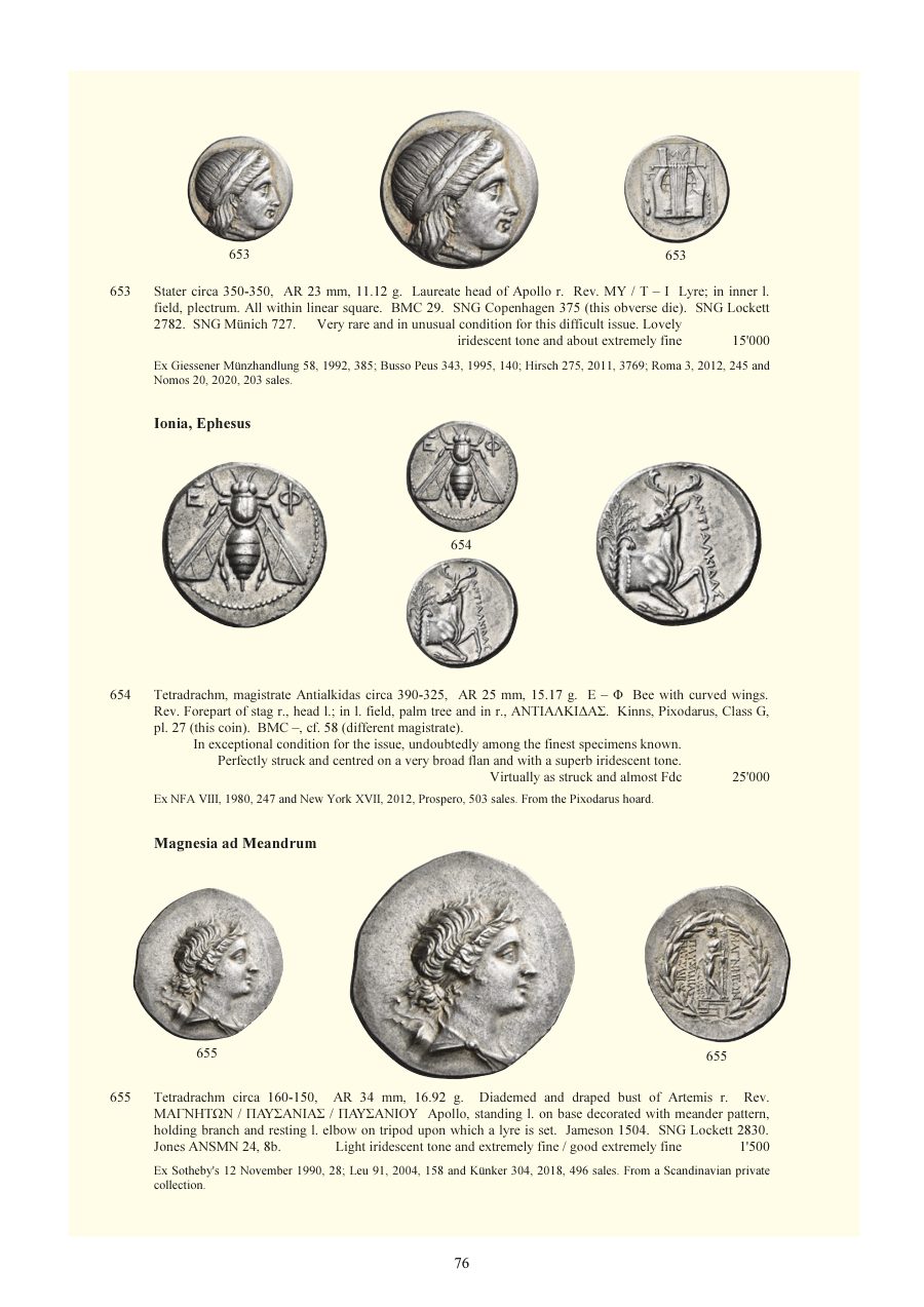 Numismatica Ars Classica Auction 150 (2024) page 78