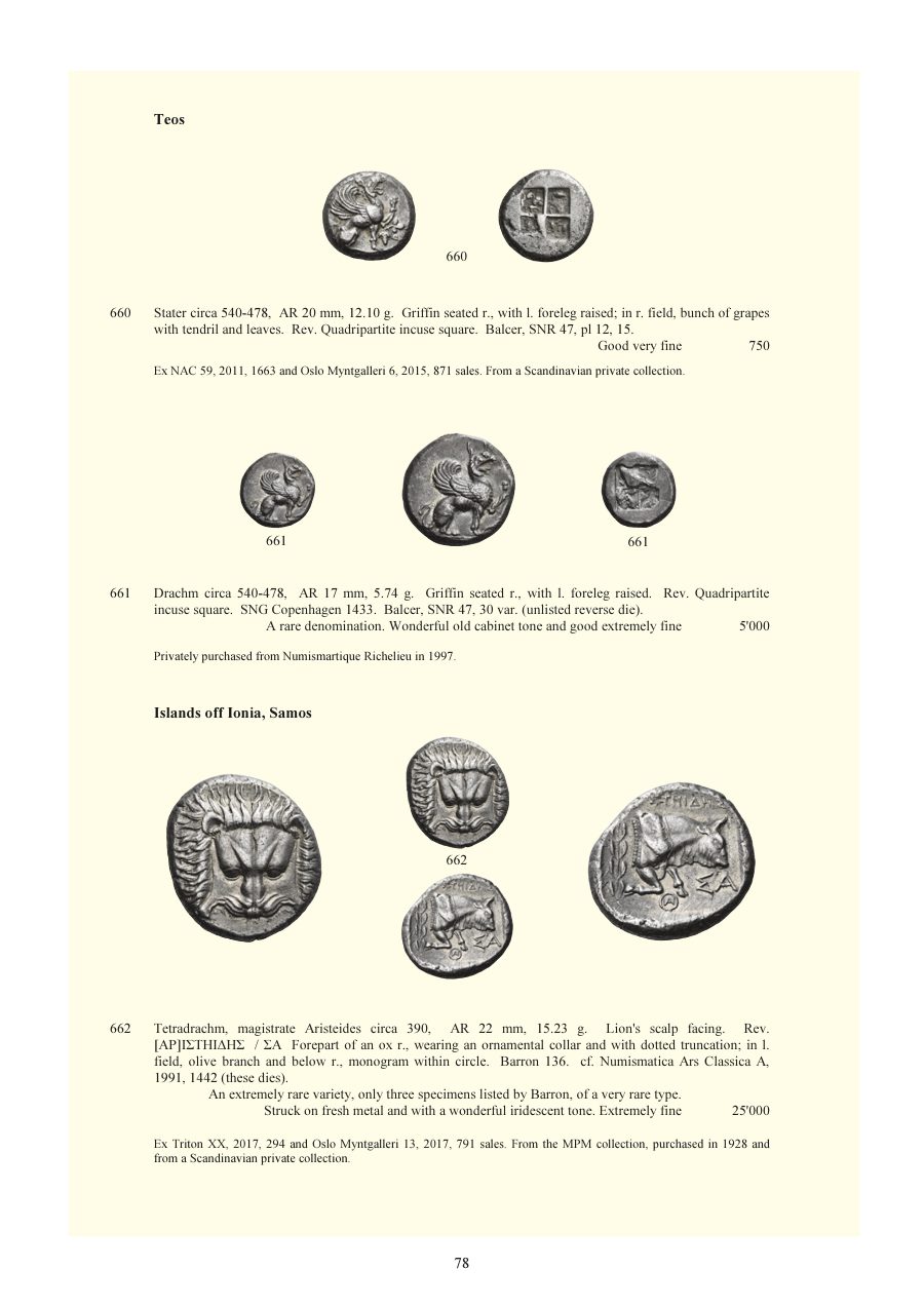 Numismatica Ars Classica Auction 150 (2024) page 80