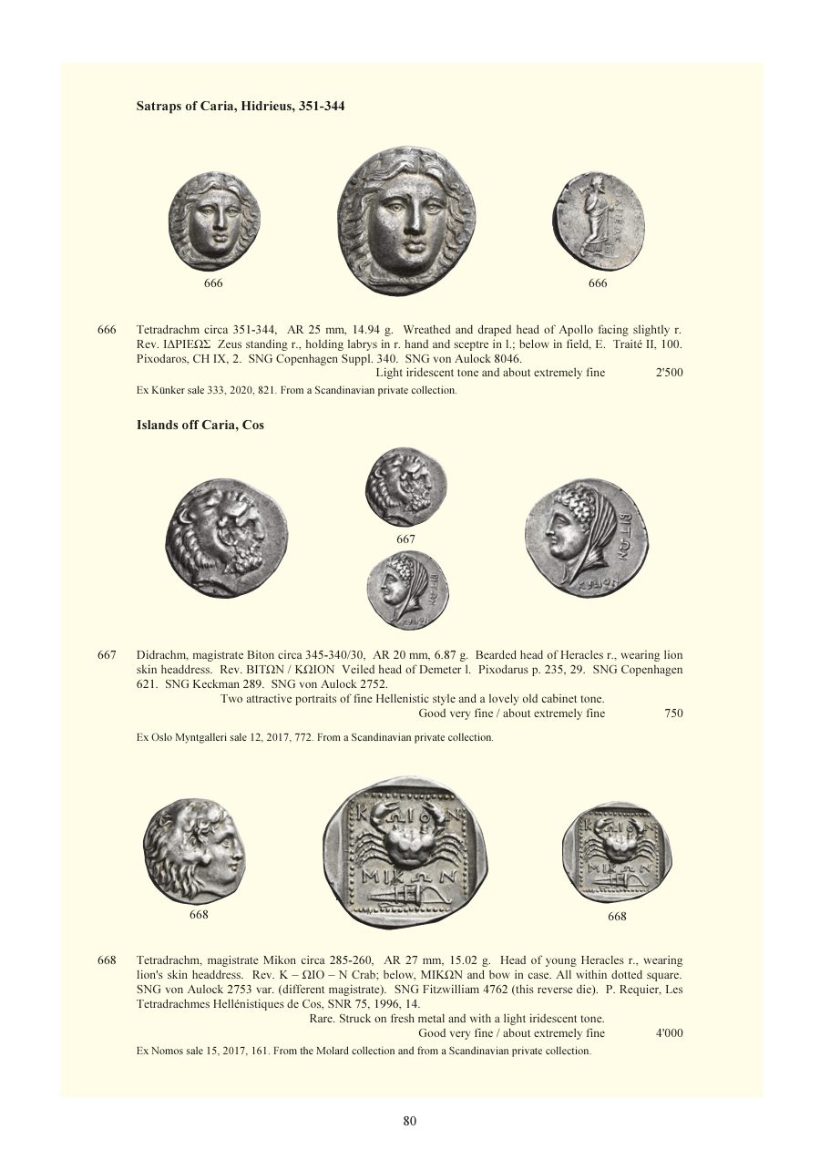 Numismatica Ars Classica Auction 150 (2024) page 82