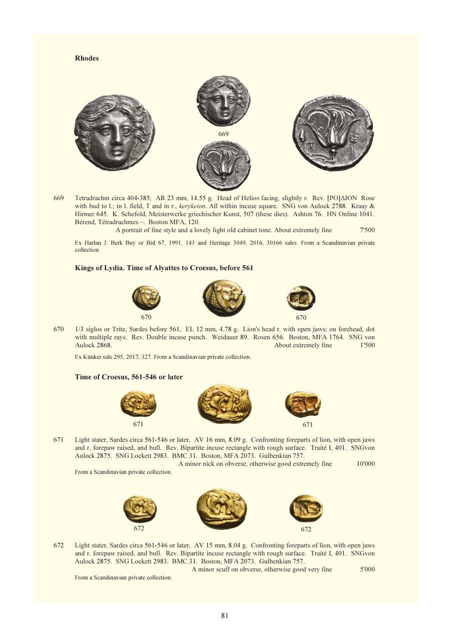 Numismatica Ars Classica Auction 150 (2024) page 83