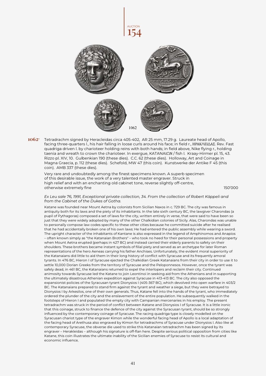 Numismatica Ars Classica Auction 154 (2025) page 43