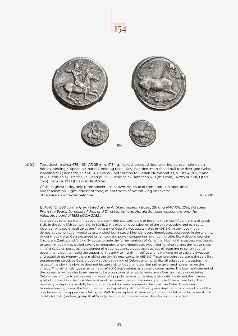 Numismatica Ars Classica Auction 154 (2025) page 45
