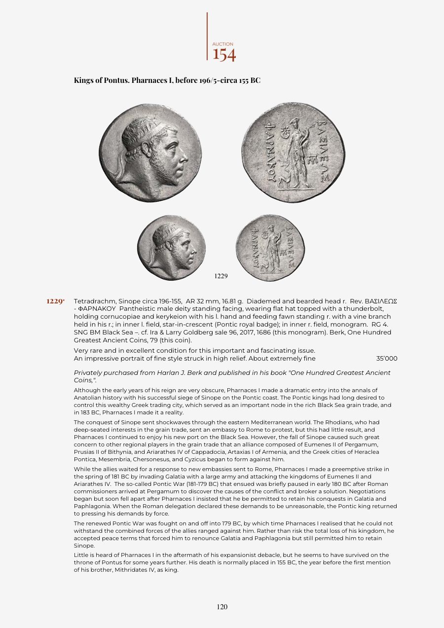 Numismatica Ars Classica Auction 154 (2025) page 122