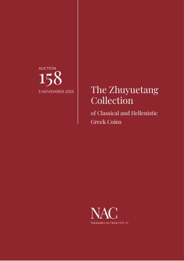Numismatica Ars Classica Auction 158 (2025) cover