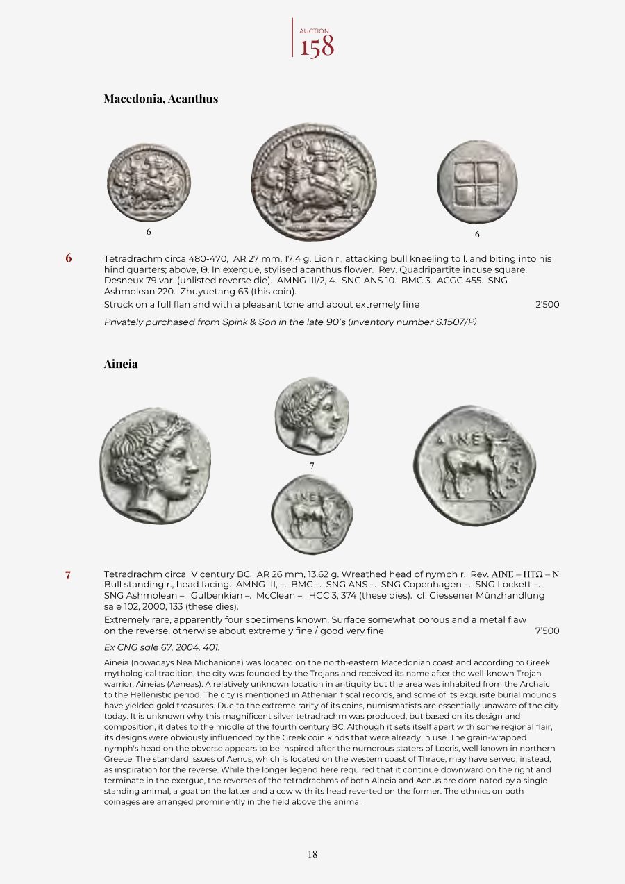 Numismatica Ars Classica Auction 158 (2025) page 20