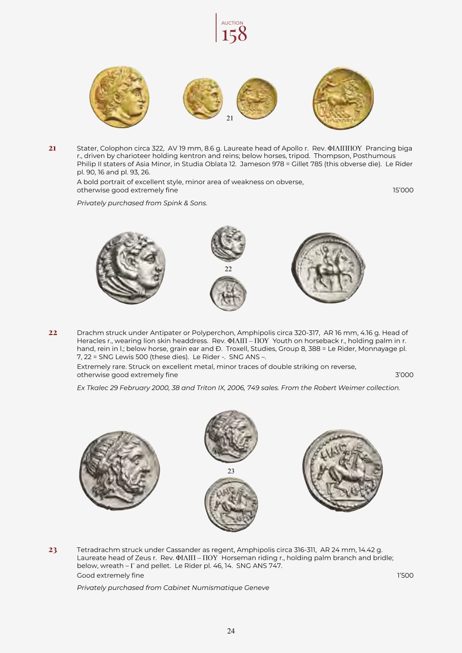 Numismatica Ars Classica Auction 158 (2025) page 26