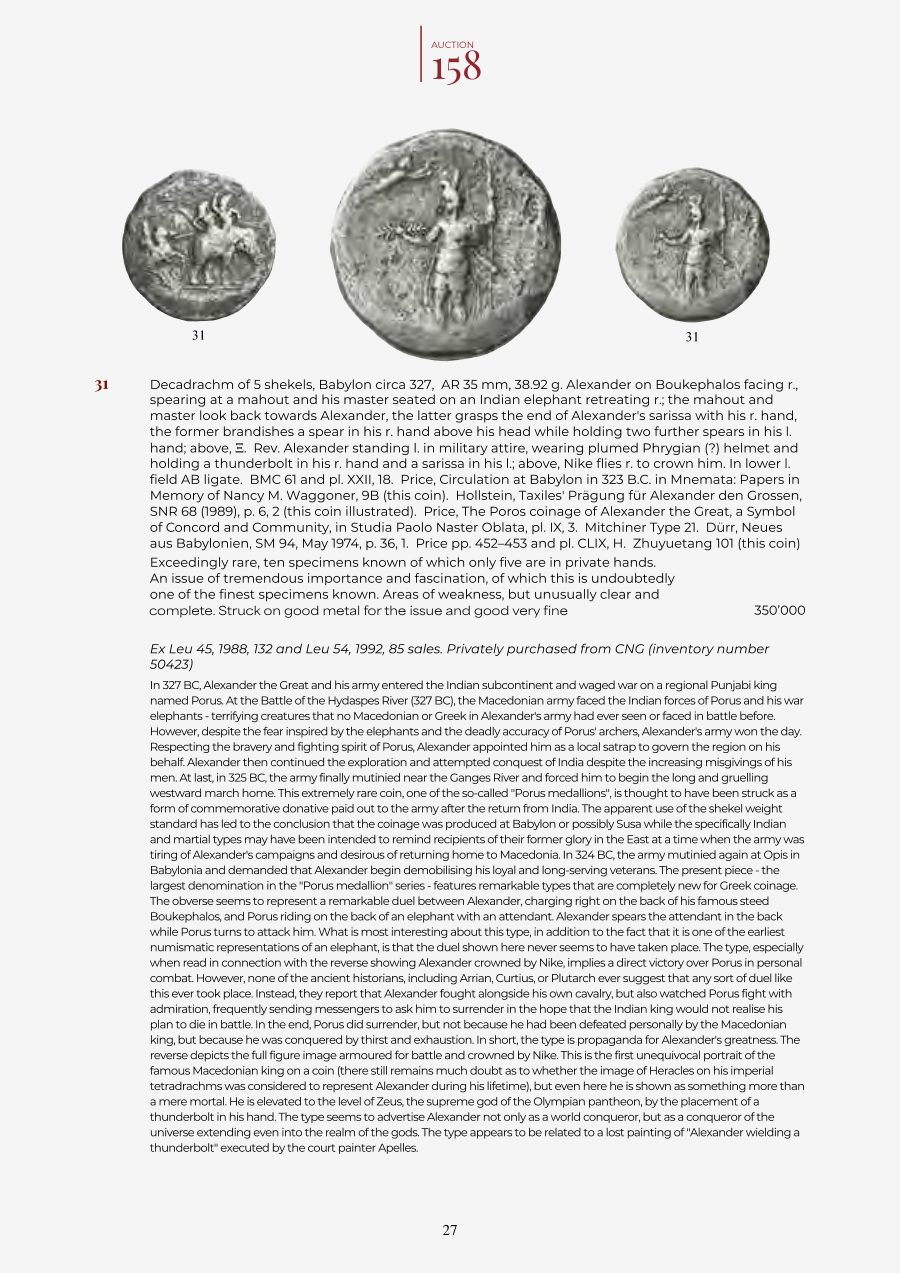 Numismatica Ars Classica Auction 158 (2025) page 29