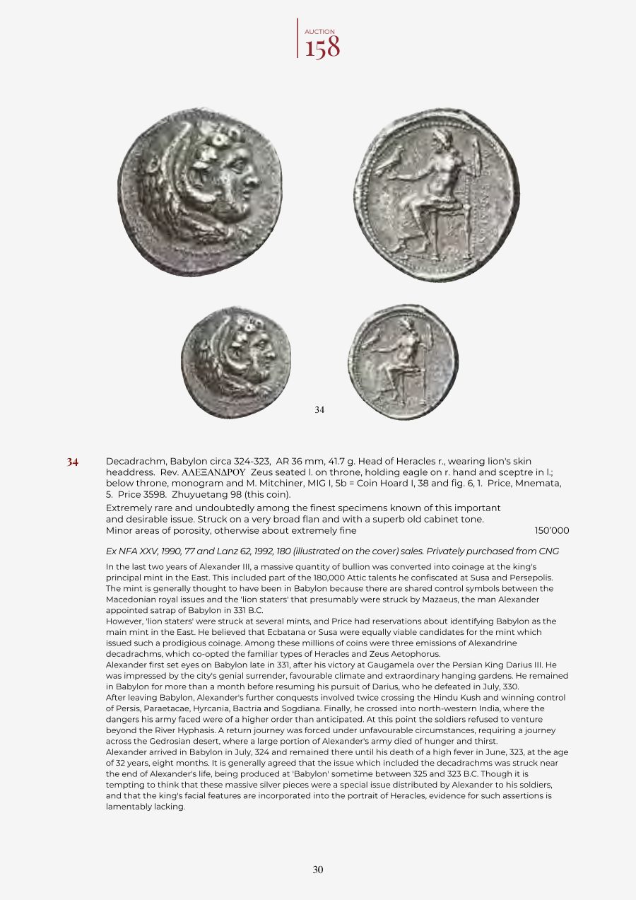 Numismatica Ars Classica Auction 158 (2025) page 32