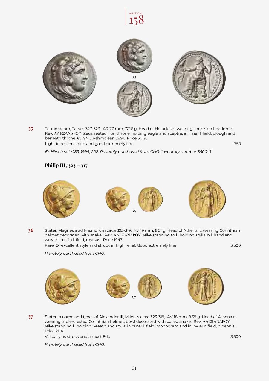 Numismatica Ars Classica Auction 158 (2025) page 33
