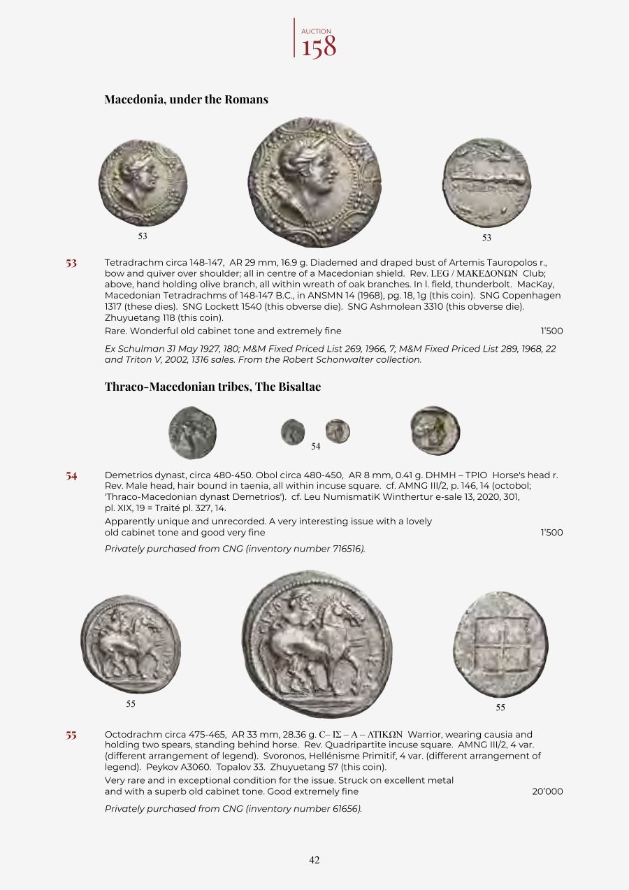 Numismatica Ars Classica Auction 158 (2025) page 44