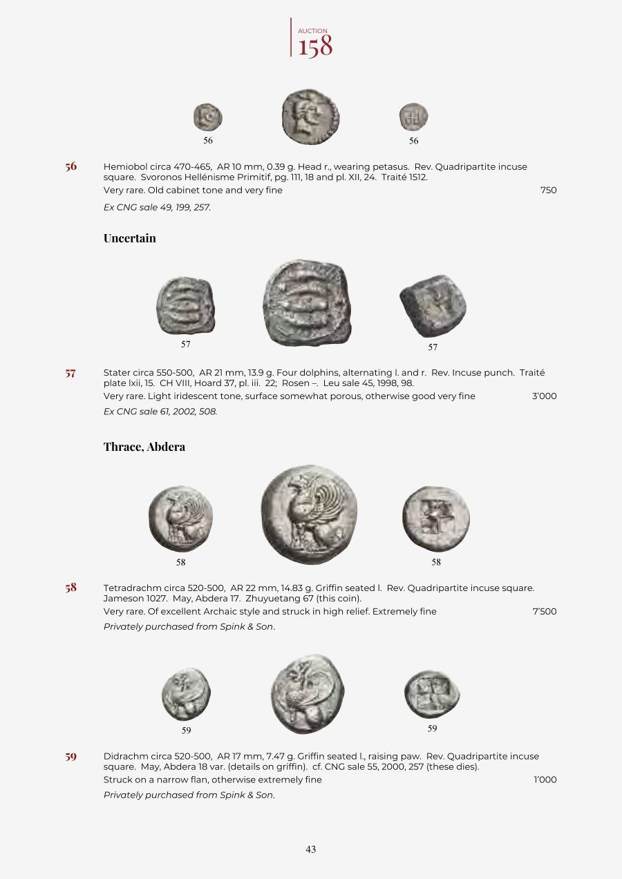 Numismatica Ars Classica Auction 158 (2025) page 45