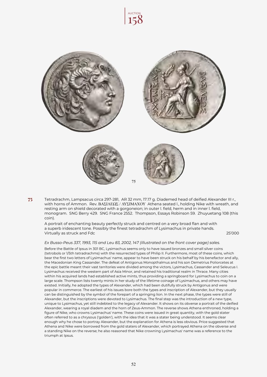 Numismatica Ars Classica Auction 158 (2025) page 54