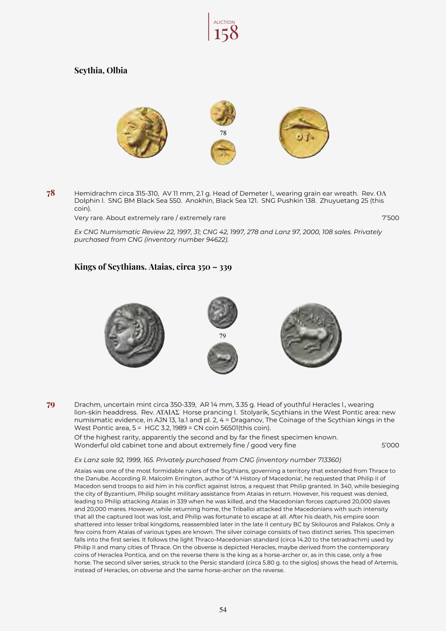 Numismatica Ars Classica Auction 158 (2025) page 56