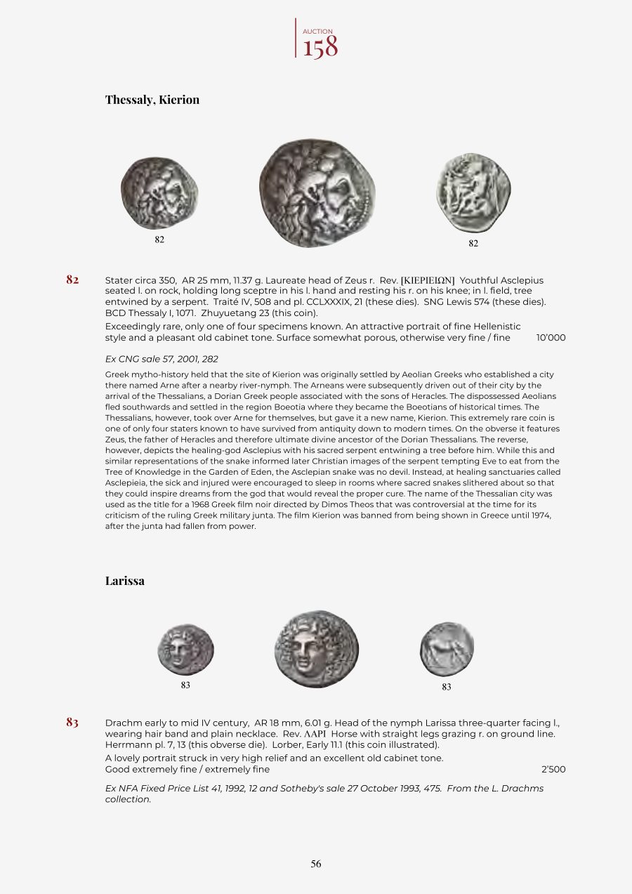 Numismatica Ars Classica Auction 158 (2025) page 58