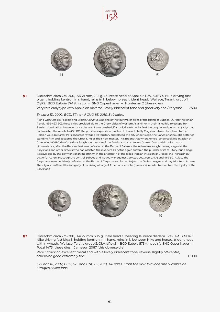 Numismatica Ars Classica Auction 158 (2025) page 63