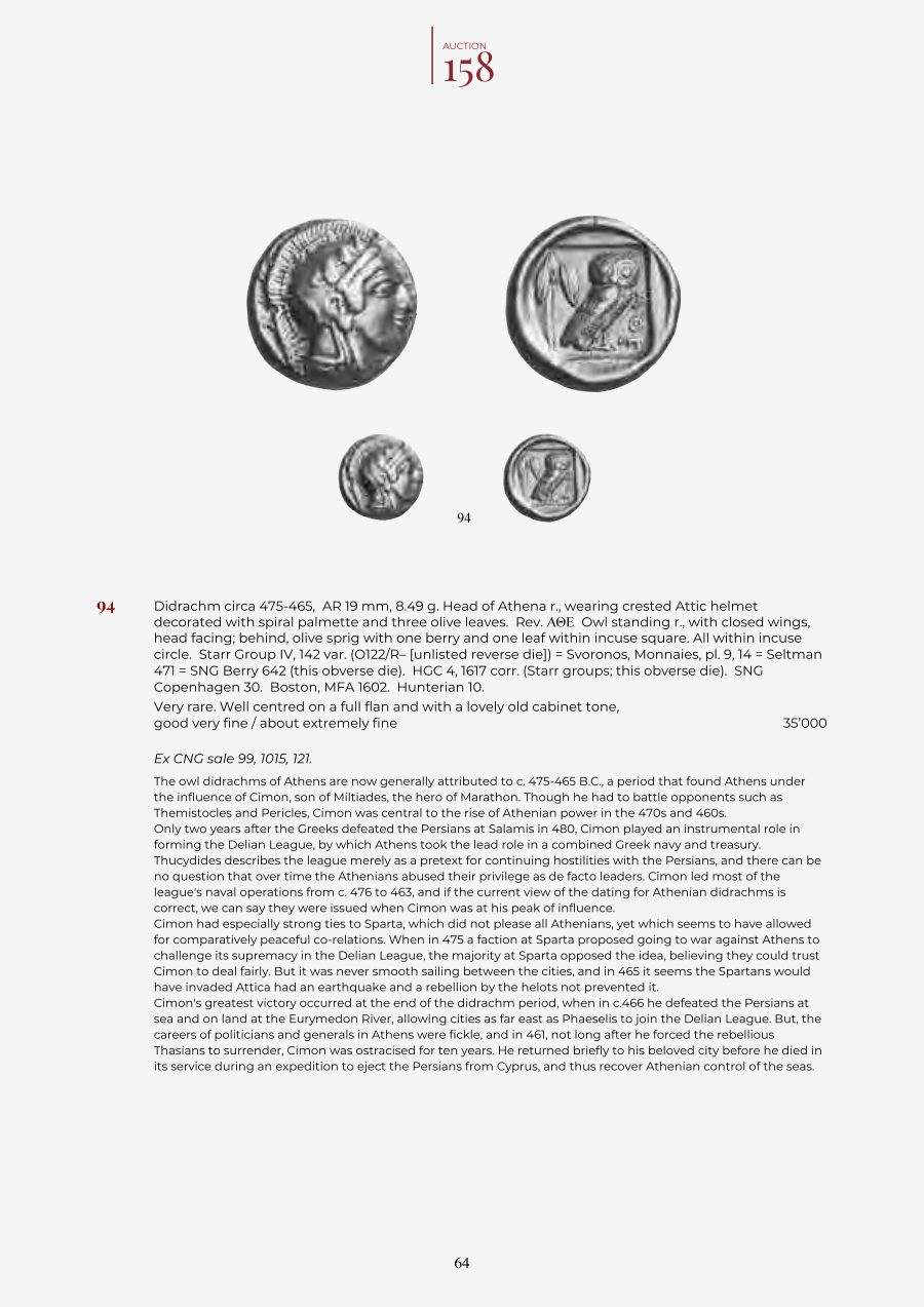 Numismatica Ars Classica Auction 158 (2025) page 66