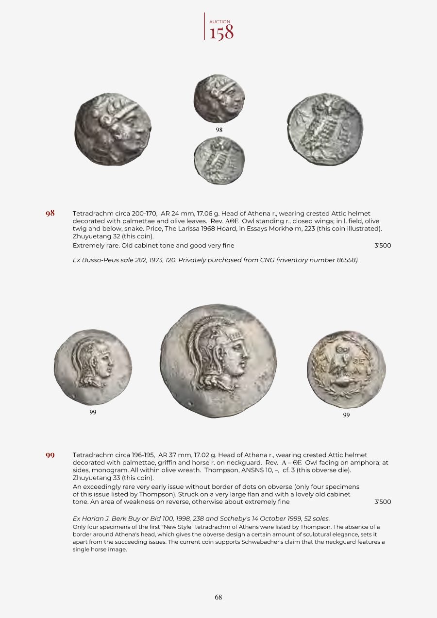 Numismatica Ars Classica Auction 158 (2025) page 70
