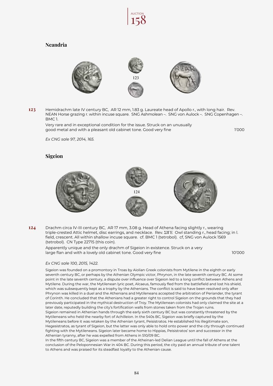 Numismatica Ars Classica Auction 158 (2025) page 86