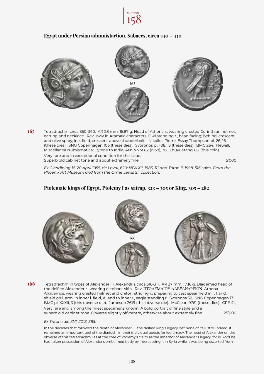 Numismatica Ars Classica Auction 158 (2025) page 110