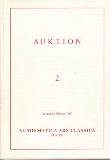 Numismatica Ars Classica Auction 2 (1990) cover