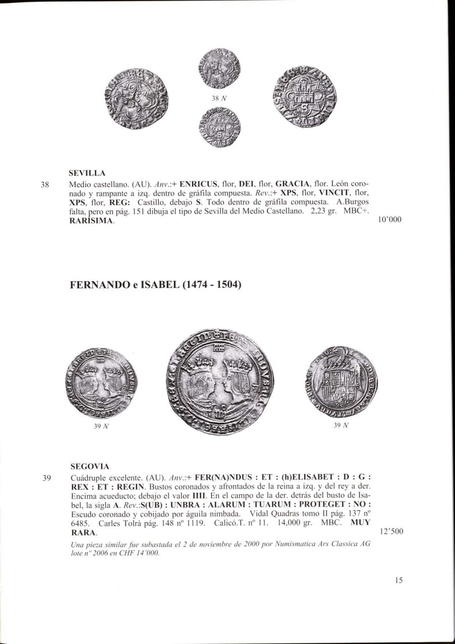 Numismatica Ars Classica Auction 22 (2002) page 17