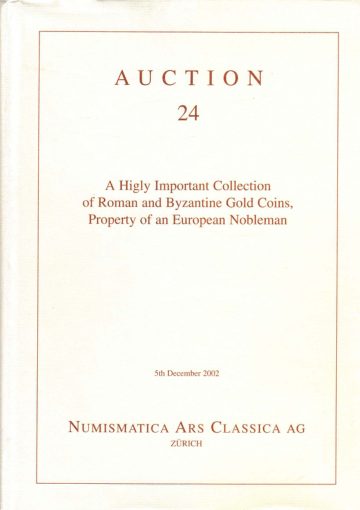 Numismatica Ars Classica Auction 24 (2002) cover