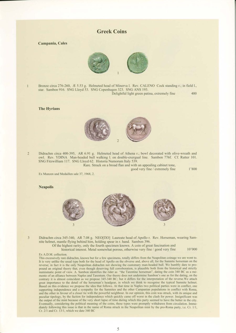 Numismatica Ars Classica Auction 25 (2003) page 7