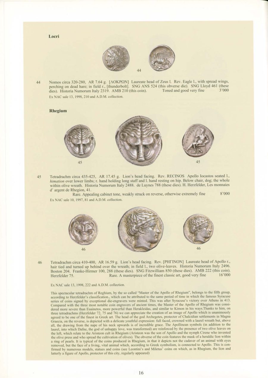 Numismatica Ars Classica Auction 25 (2003) page 18