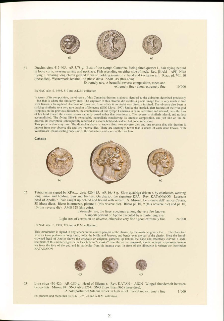 Numismatica Ars Classica Auction 25 (2003) page 23